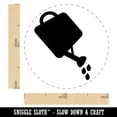 thumbnail image 2 of Watering Can Gardening Plants Solid Self-Inking Rubber Stamp Ink Stamper - Sky Blue Ink - Medium 1 Inch, 2 of 7