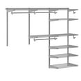 Gymax Custom Closet Organizer Kit 4 to 6 FT Wallmounted Closet System
