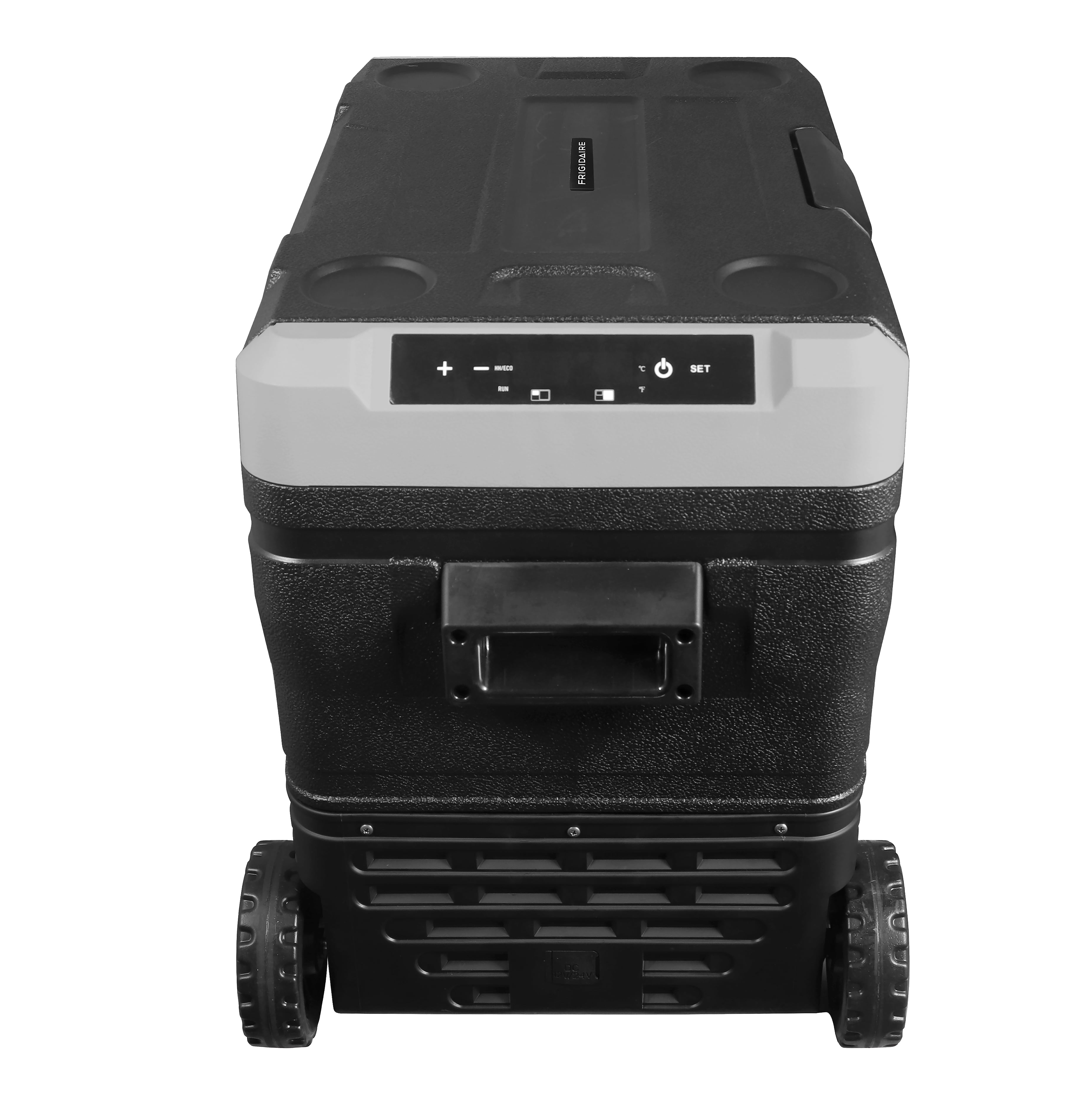 Frigidaire 49 Qt. (46L) Portable Convertible Refrigerator/Freezer, Dual Zone Smart Trolley-with App, Car Fridge, Black