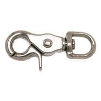 Campbell 1/2 in. D X 2-15/32 in. L Polished Steel Trigger Snap 80 lb