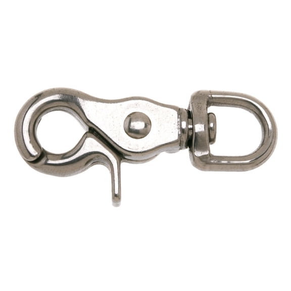 Campbell 1/2 in. D X 2-15/32 in. L Polished Steel Trigger Snap 80 lb