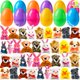 thumbnail image 1 of Huevos de Pascua rellenos con juguetes de animales de peluche JOYIN, 36 unidades para niños, 1 of 9