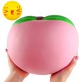 thumbnail image 1 of 10 inch Jumbo Squishies, Large Peach Squishies, Birthday Gift for Kids, Giant Slow Rising Simulation Cute Fruit Squeeze Toy for Collection, Decorative Props, Stress Relief, 1 of 4
