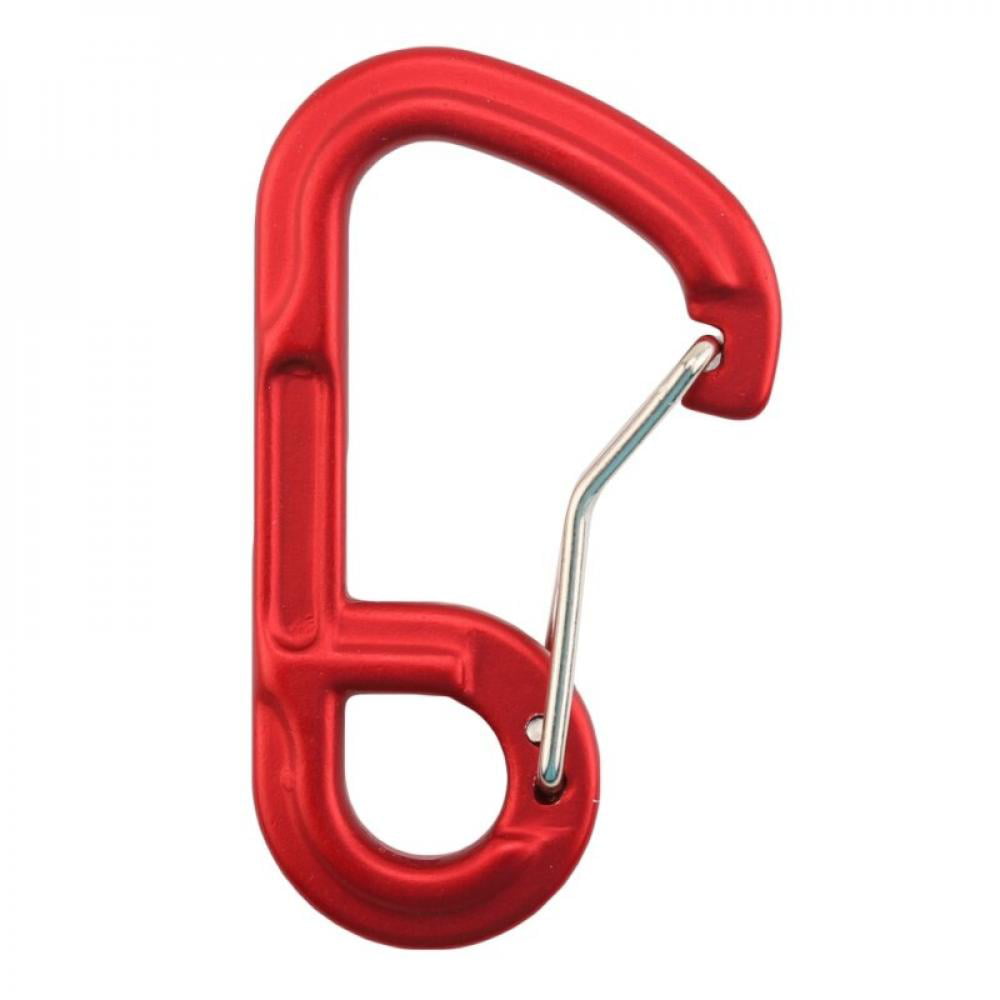 Details about   8 Packs 3'' Black Locking Carabiners Clip D Shape Snap Hook Clip Buckle Chain 