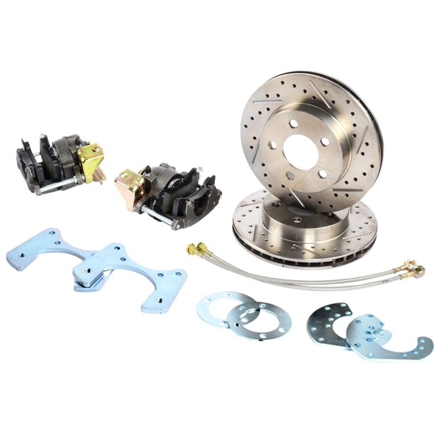 JEGS 630642 Premium Rear End Disc Brake Conversion Kit For Mopar 8 3 4