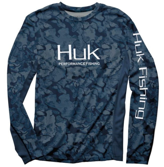 ネット公式 HUK Icon X Camo Shirt Short-Sleeve Performance Fishing Shirt  アメリカンフットボール HUBSHOP