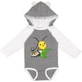 thumbnail image 3 of Inktastic Monarch butterfly caterpillar- cute baby insect Boys or Girls Long Sleeve Baby Bodysuit, 3 of 5