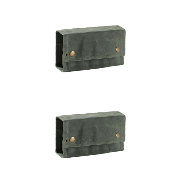 Bolsa de almacenamiento de condimentos Greeniant de tela portátil 2Conjunto ejercito verde