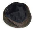 thumbnail image 4 of Men’s Newsboy Cap Herringbone Wool Plaid Pattern Octagonal Cap Classic Vintage Adjustable Casual Hat, 4 of 8