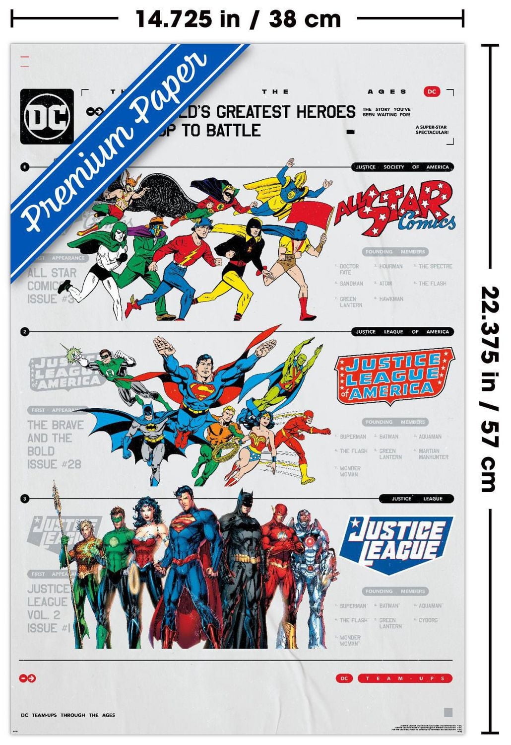 DC Comics 90th - Greatest Team-Up Wall Poster