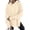 Apricot, variant on PRETTYGARDEN Womens Oversized Hoodies Side Slit Sweatshirts Fall Fashion Trendy Outfits, Thumbholes & Unique Center Seam, Comfort Drop Shoulder Pullover, Chic Tunic for Leggings