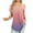 Pink, variant on Fesfesfes Womens Shirt Women's Fashion Comfortable Casual Square Neck Short Sleeve Print Top Blouse Short Sleeve Tops Women M(US:6)