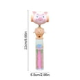 thumbnail image 3 of Kids Foam Blower Toy Pig Shaped Whistle with Bubbles 8.7 Inch Handheld Sensory Toy for Children Outdoor Play Developmental Shaking Sound Toy, 3 of 6