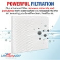 thumbnail image 3 of LifeSupplyUSA Humidifier Filter Replacement Pad Compatible for Honeywell HAC-801, 3 of 5