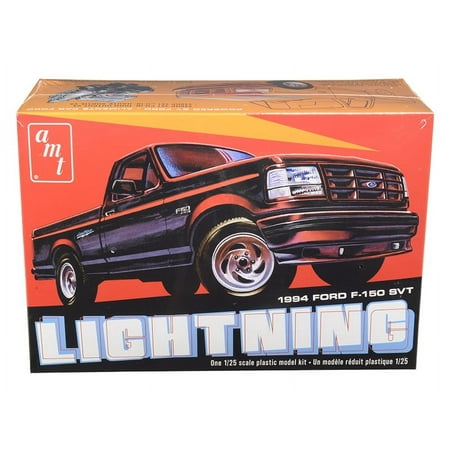 Diecast Skill 2 Model Kit 1994 Ford F-150 SVT Lightning Pickup Truck 1/25 Scale Model by AMT