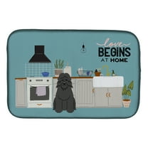 Carolines Treasures CK7778DDM Bouvier des Flandres Kitchen Scene dish-drying-mats, 14 x 21, Multicolor