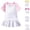 Pink, variant on Gunia Hawaiian Dresses For Toddler Girls Kids Tennis Outfit Sleeveless Athletic Skorts Sundress For Holiday Beach Pink Dress For Girls 1-7 Years