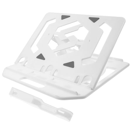 OUNONA  Computer Desk Stand Laptop Lifter for Clear Monitor Office White