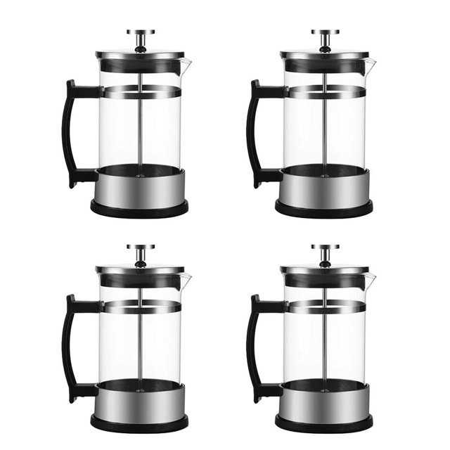 Cafetera De Francesa de material acero Inoxidable De 4 Piezas Con Pantalla de material acero Inoxidable 18/10 (350 Ml) Tazas, De utilizar Y Limpiar Gloria French Press Coffee Maker