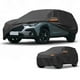 thumbnail image 1 of Funda para auto impermeable para todo clima, protección exterior contra el sol y la lluvia, con tiras reflectantes, negra para Subaru Crosstrek, 1 of 7