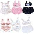 thumbnail image 2 of My Melody Kuromi Cinnamoroll-ropa interior cómoda de felpa sin llantas, conjunto de ropa interior de tubo suave Kawaii, medias de regalo gym unisex, 2 of 2