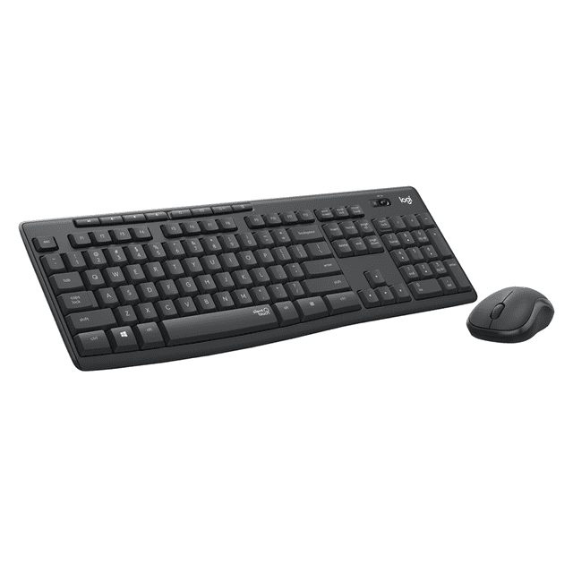 Ensemble sliencieux clavier et souris sans fil Logitech MK295 - Graphite