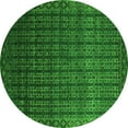 thumbnail image 1 of Ahgly Company Indoor Round Abstract Green Contemporary Area Rugs, 8' Round, 1 of 1