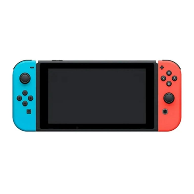 Nintendo Switch Neon Blue and Red Joy-Con, Mario Rabbids Sparks of