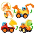 thumbnail image 2 of DISEN Friction Powered Cars Push and Go Toys Car Construction Vehicles Toddler, Toys for 1 2 3 Year Old Boy Toys Gifts, 2 of 7