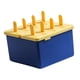 thumbnail image 2 of Molde para helado de 8 rejillas con tapa, seguro, fiable, fácil de descongelar, ideal para cocina, restaurante, amarillo y azul., 2 of 14
