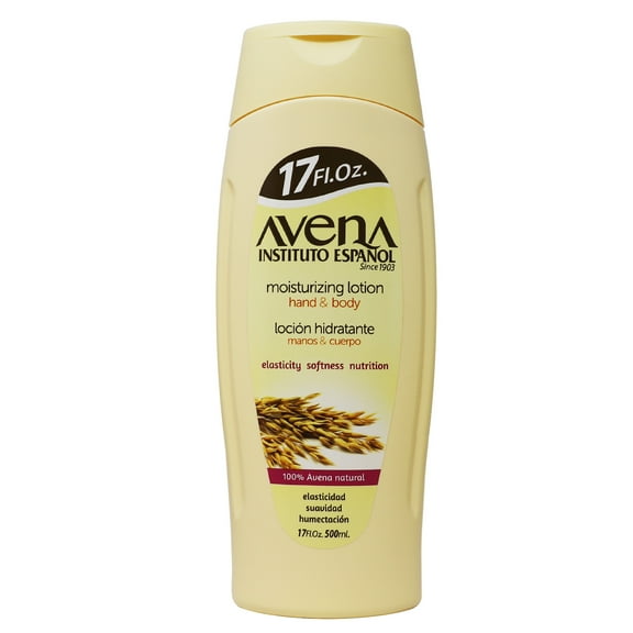 Avena Instituto Español Moisturizing Hand and Body Lotion, Softens, Nourishes Your Skin, All Skin Types, 17 Fl Oz