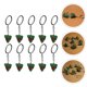 thumbnail image 1 of Greenadscape 10Ud Llavero Metálico Estilo Zongzi Para Y Accesorio Personal, 1 of 8