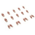 thumbnail image 6 of FCOGIN Medium Coffin False Nail, Full Cover Press on Nail, Pink, Heart, Rinestone, 24 Pieces, 6 of 6