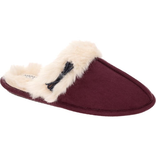 Signature by Levi Strauss & Co. Women's Fur Trimmed Clog Slipper ...