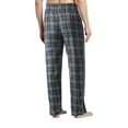 thumbnail image 2 of Hat and Beyond Men's Cozy Straight Fit Fuzzy Knit Homewear Plaid Flannel Pajama Pants, 2 of 6