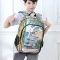 thumbnail image 6 of FORMRS Unisex School Backpack 17" Student Travel Bag with Laptop Compartment, Ocean Boat, 6 of 7