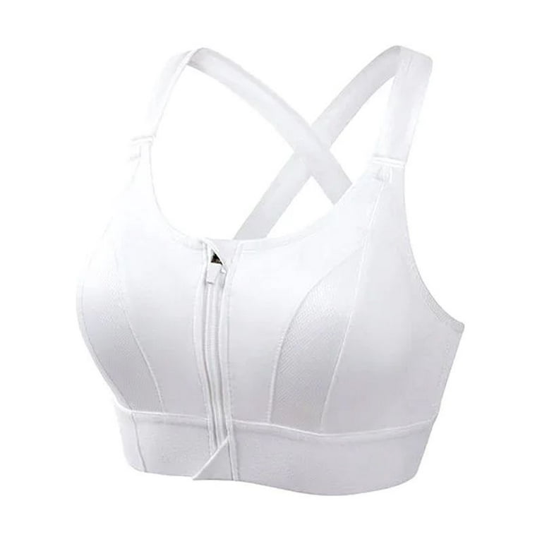 Other Sporting Goods Plus Size Top Women Front Zipper Sports Bras Underwear  Shockproof Gym Fitness Push Up Athletic Running Yoga Sport Bra 3XL 230621  From 7,82 €