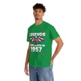thumbnail image 6 of Legends Were Born in 1957 Patriotic Birthday Unisex Graphic Tee Shirt, Sizes S-5XL, 6 of 12