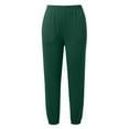 thumbnail image 4 of Aihuaihua Sweatsuits Women 2 Piece Outfit Zip Up Hoodie Matching Elastic Waist Sweatpants Travel Comfy Lounge Sets Dark Green, 4 of 6