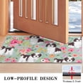thumbnail image 3 of Shih Tzu Dog and Flower Floral Door Rugs,Washable Non Slip Door Mats Indoor,Decorative Door Mats,Entry Mat Indoor for Entrance,Bedroom,Kitchen,Bathroom,17"x30", 3 of 6