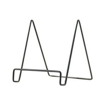 Clearance 2024!Organizer Rack Black Metal Display Stands Square Plate Holder Display Stand Frame Stand for Picture Decorative Plate Photo Easel And Artistic Work