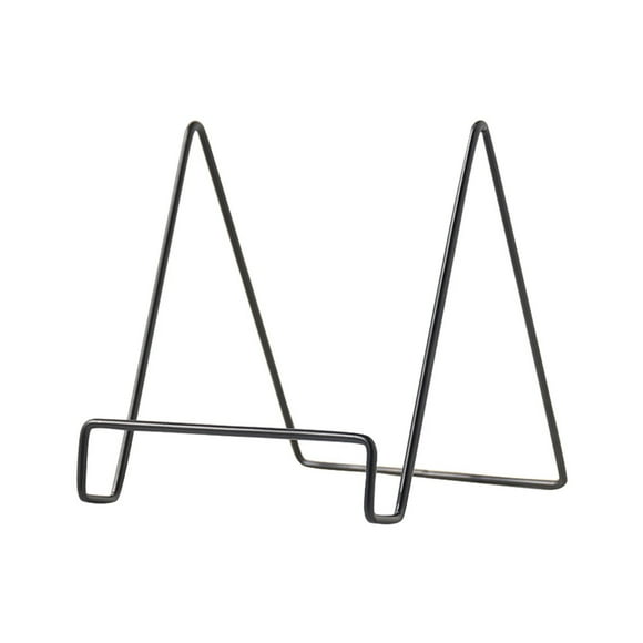 Black Metal Display Stands Square Plate Holder Display Stand Frame Stand For Picture Decorative Plate Photo Easel And Artistic Work Scrub Holder for Kitchen Sink