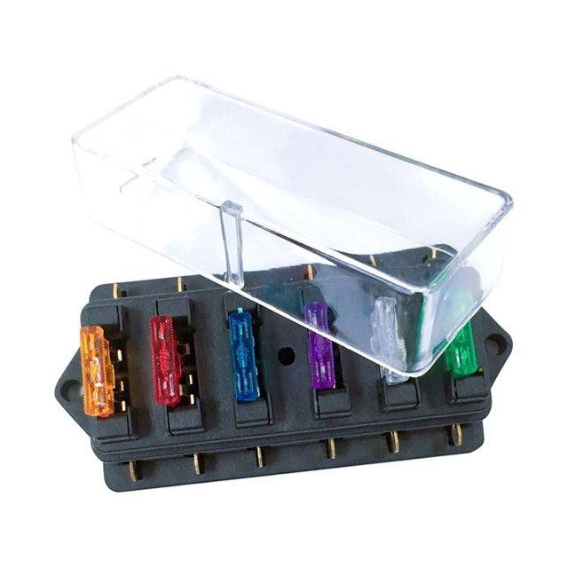 Xihbxyly Indicador Led, Luz Led Roja para Protección de Circuitos, Entrada de 32 V, Corriente Nominal de 100 A, Cierres de Acero Inoxidable, Versátil para Coches, Autocaravanas, Yates y Más. Juego de