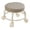 Gray, variant on Round Rolling Stool with Wheels Low Height Padded Seat Portable Rolling Stool for Home Salon Workshop,White-22x30cm