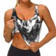thumbnail image 3 of Fotbe Majestic Wolf Landscape Sujetador Deportivo Largo sin Aros para Mujer con Almohadillas y Soporte Medio, Transpirable y Absorbente, Camiseta Tipo Chaleco o Tank Top-XX-Large, 3 of 8