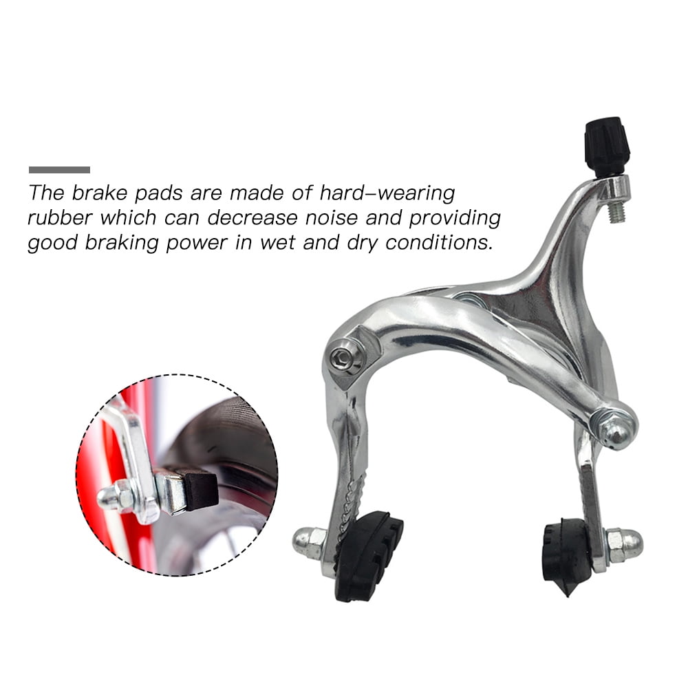 Front//Rear Bike U Brake Caliper Aluminum Bicycle Cycling Long Arm Brake Calipers