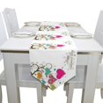 thumbnail image 4 of EREHome Happy Valentines Day Love Hearts Table Runner 13x70 Inches White Table Top Decoration, 4 of 5