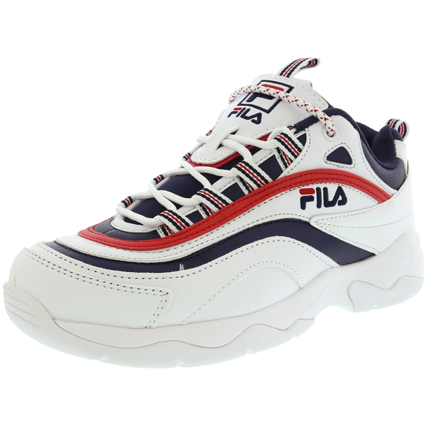 fila ray white navy red