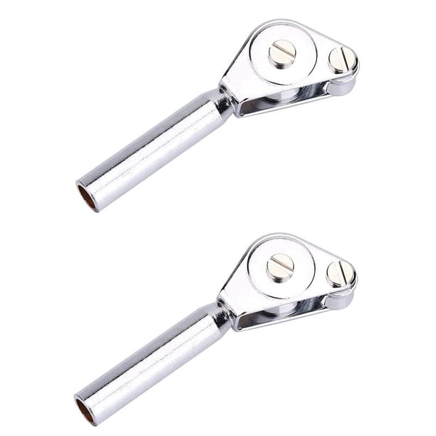 2X Punta de Caña de Pescar de 5 mm, Guía de Punta de Caña de Rodillo de Acero Inoxidable, Accesorio de Aparejos de Pesca para Curricán para de Mar, Pesca, Pesca Al Curricán