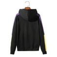 thumbnail image 4 of WREESH Men Raglan Long Sleeve Hooded Sweatshirt Casual Color Block Drawstring Pullover Hoodie, 4 of 4